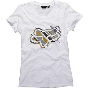  Fox Racing Womens Xpress Basic T Shirt   Small/White 