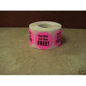   BUY ONE GET ONE FREE Price Retail Labels Stickers