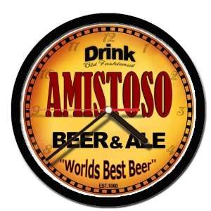  AMISTOSO beer and ale wall clock 