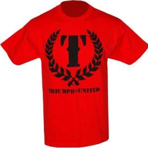  Triumph United OG Logo Red T Shirt (SizeS) Sports 
