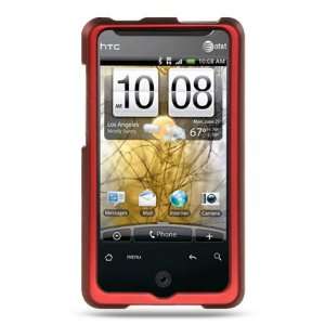  RED RUBBERIZED CASE for HTC ARIA 