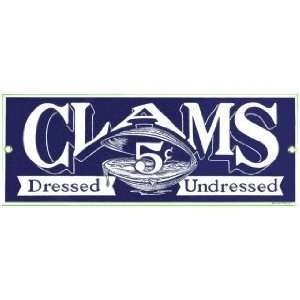 Seafood Lover   Dressed Clams Sign Grocery & Gourmet Food