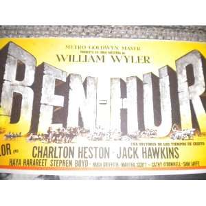  Ben Hur Original Movie Poster 