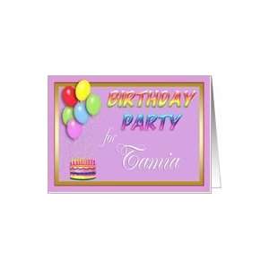  Tamia Birthday Party Invitation Card Toys & Games