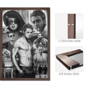   Framed Fight Club Black And White Collage Poster 32610