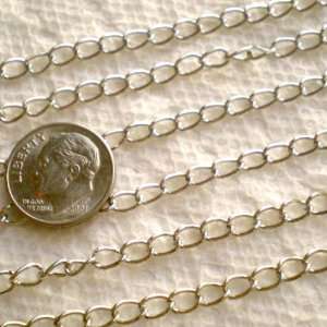  10 Feets Silvertone Extender Chain 3cm~Jewelry Making 