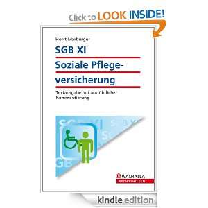 SGB XI   Soziale Pflegeversicherung Textausgabe mit ausführlicher 