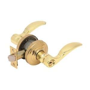 Schlage St. Annes Lever, keyed entry (lever by lever), polished brass 