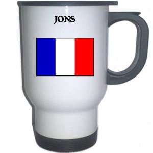  France   JONS White Stainless Steel Mug 