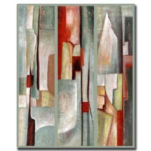  Modern Art Abstract Triptych By Joval 24x32 Canvas Art 
