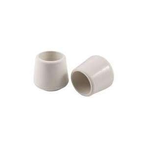   Count 1 Soft Touch Rubber Hi Tip Chair Tips, White