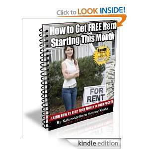 HOW TO GET FREE RENT STARTING THIS MONTH Nationwide Home Business 