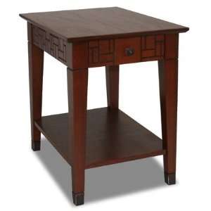  Leick Facets End Table in Merlot 10017 Furniture & Decor