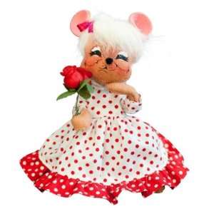  Annalee Doll Valentines Sweetheart Girl Mouse 6 