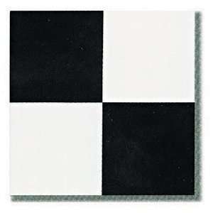  45 Pieces 12X12 Vinyl Stick On Tiles Villa Nova Black and 