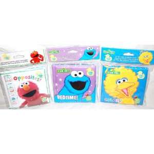  Set of 3 Sesame Street Bath Time Bubble Books for Infant 