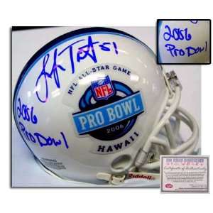 Signed Lofa Tatupu Mini Helmet   2006 Pro Bowl