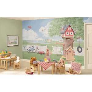  Treehouse Hideaway Playroom Mural