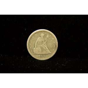  1875 S Twenty Cents Piece Coin Fine 