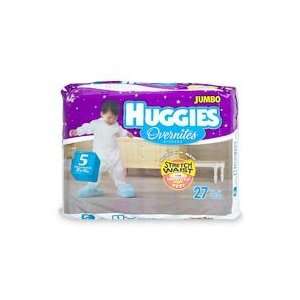  Huggies Ultrathin Overnites Diapers, Size 5, 27 Count 