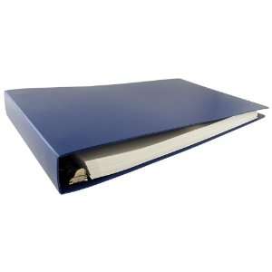  11x17 1 1/2 Angle D Ring Blue Poly Binder Office 
