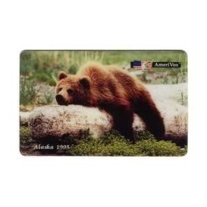   Collectible Phone Card Alaska 1995 Brown Bear PROOF 