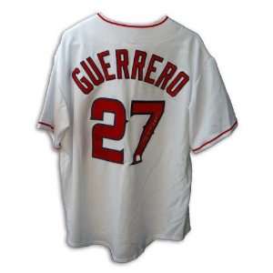   Guerrero Anaheim Angels White Majestic Jersey Sports Collectibles