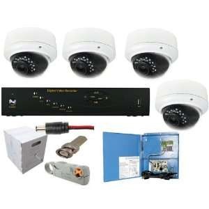  4 Channel Video Security System Realtime D1 4 Channel DVR 