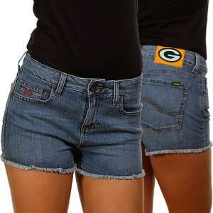  Green Bay Packers Ladies Tight End Jean Shorts