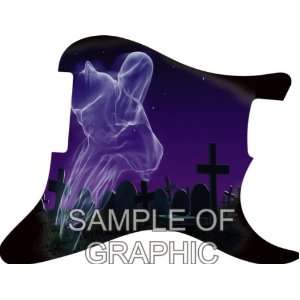  Graveyard Ghost Graphical Epiphone G 400 Full Face Upgrade 