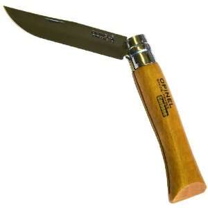  Opinel Knives 13090 4 3/4 VRN9 Carbon Steel Folding Knife 