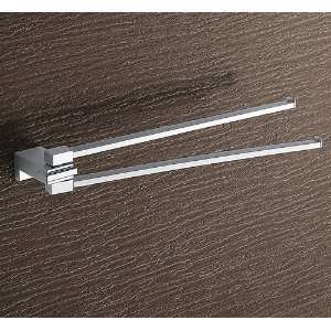Gedy by Nameeks 3823 13 Chrome Kansas 13 1/4 Double Jointed Towel Bar 