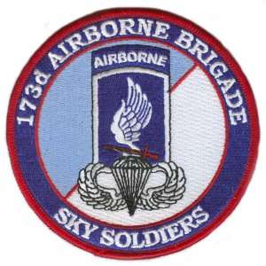  173rd Airborne Brigade Patch with Jump Wings Everything 