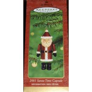    Hallmark Keepsake Ornament 2001 Santa Time Capsule