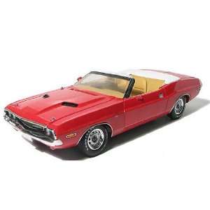 Replicarz GL12818 1970 Dodge Challenger R T Convertible   Red with Tan 