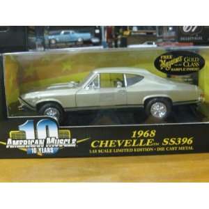  1968 Chevrolet Chevelle SS396 in Light Gold Diecast 118 