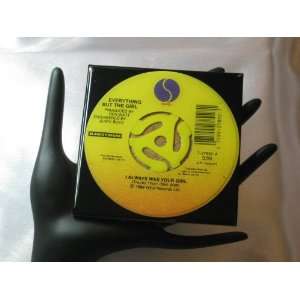   45 rpm Record Drink Coaster   I Always Was Your Girl