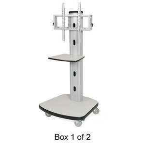  Mobile LCD Stand,w/4 quot;Casters,1of2,30 1/2 quot;x29 1/2 