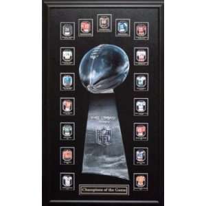  Superbowl N/A Deluxe Frame   Champions History Sports 