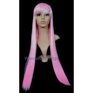  Light Pink Extra Long Straight Ladies Wig/Wigs COSPLAY 