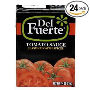 Del Fuerte Tomato Sauce, 7.4 Ounce (Pack of 24)  Grocery 