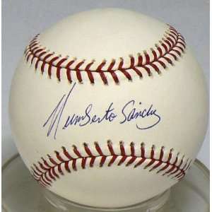  Humberto Sanchez Autographed Baseball