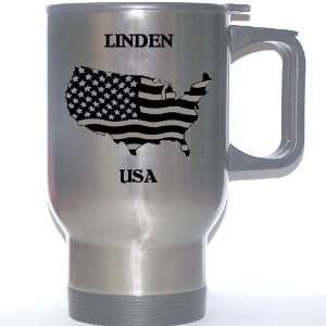  US Flag   Linden, New Jersey (NJ) Stainless Steel Mug 