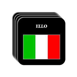  Italy   ELLO Set of 4 Mini Mousepad Coasters Everything 