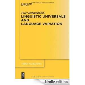 Linguistic Universals and Language Variation (Trends in Linguistics 