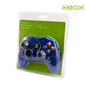 New Xbox Wired Controller Blue Dual Analog Joysticks Vibration 