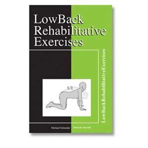  Low Back Rehabilitative Exercises 12/pkg 2nd Ed Sports 