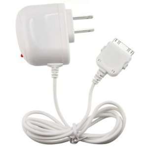  White Travel Charger For Apple iPod nano (4th, 5th, 6th 