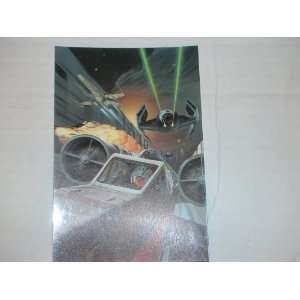  Vintage Collectible Postcard  Star Wars X wing 