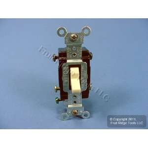 Leviton Ivory COMMERCIAL 4 Way Toggle Wall Light Switch 15A 5504 2I